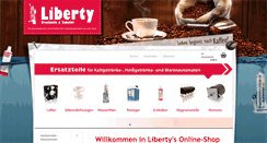 Desktop Screenshot of libertyshop.de